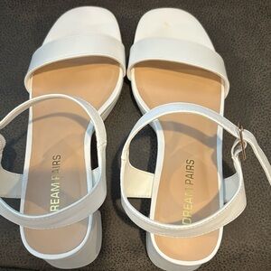 Dream Pairs Elegant White Sandals